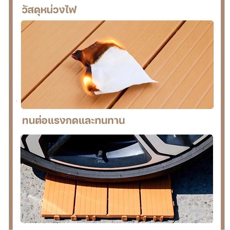 แผ่นปูพื้นสวน  30*30 ซม. หนา 2 ซม. แผ่นปูระเบียงที่นุ่มนวลและแข็งแรง ทนแดด ต้านเชื้อแบคทีเรีย ทนฝน กันลื่น ติดตั้งง่าย ตกแต่งสวน แผ่นพื้นพลาสติก