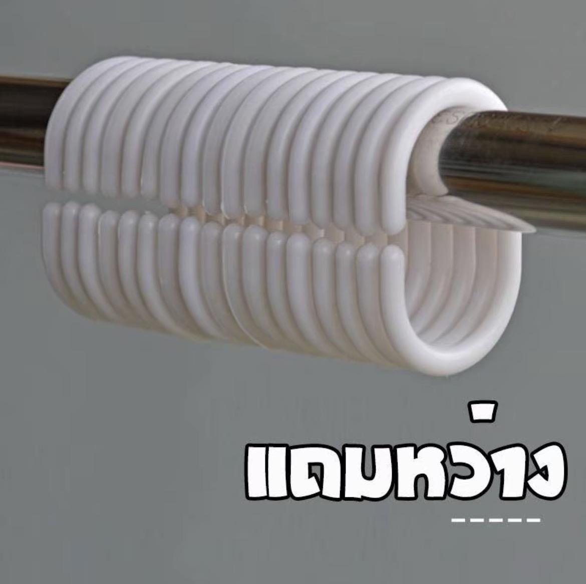 ม่านห้องน้ำ ม่านพลาสติกกันน้ำ ขนาด 150cmX180cm 200X200cm พร้อมห่วงตะขอ ผ้าม่านห้องน้ำห้องอาบน้ำ กันน้ำ กันเชื้อรา