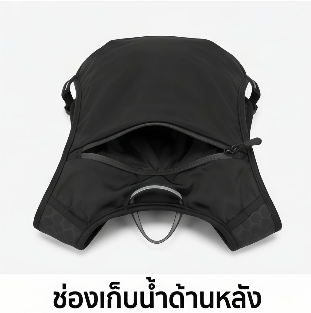 เสื้อเวสวิ่งสะท้อนแสง รุ่นพรีเมียม ระบายอากาศดีเยี่ยม น้ำหนักเบา พร้อมช่องใส่ขวดน้ำและมือถือ เหมาะสำหรับวิ่งกลางคืนและเดินป่า