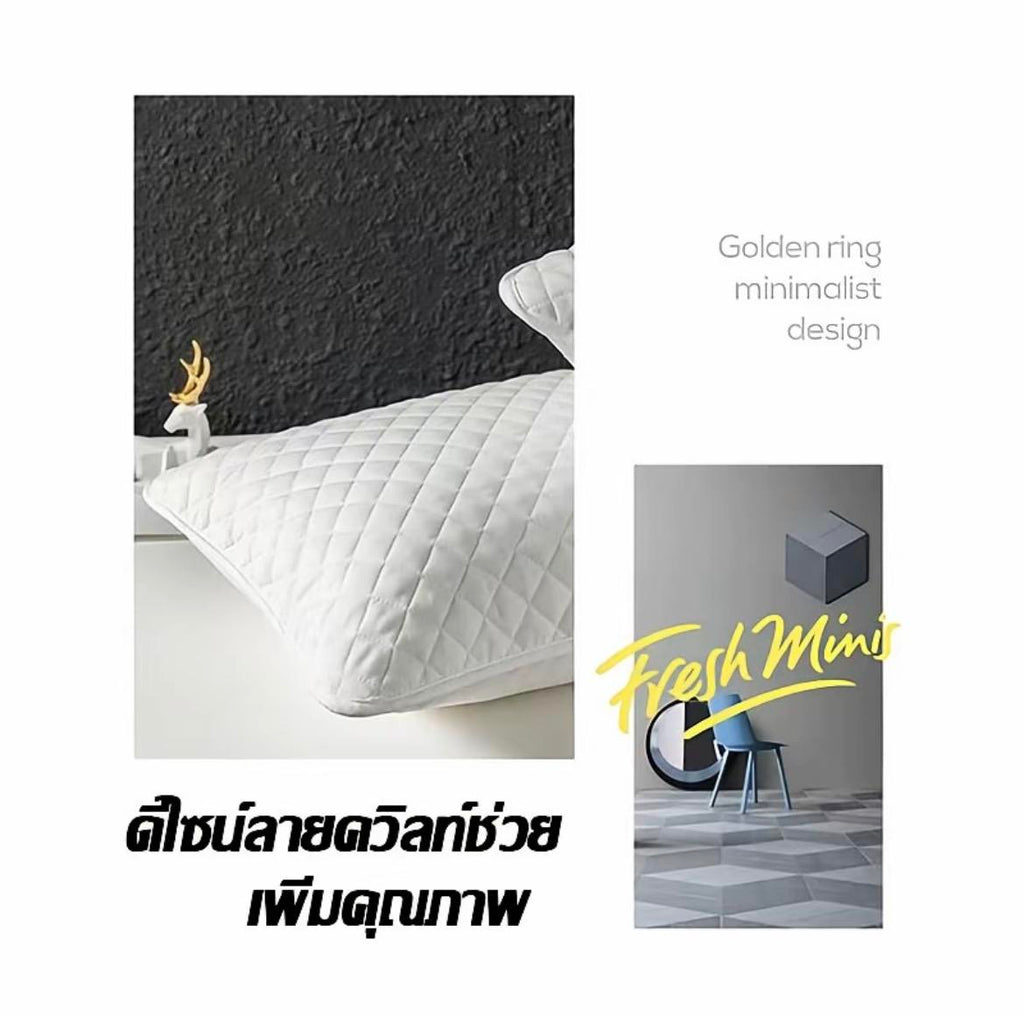 ปลอกหมอนเย็น ความรู้สึกเย็น น้ําแข็ง หมอนกันเปื้อน (48*74 ซม) ปลอกหมอนสีพื้น เย็น ระบายอากาศ กันเหงื่อ ข้างกันไรฝุ่น