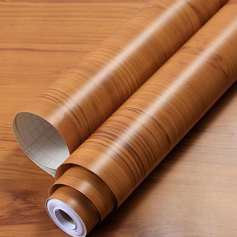 61ซม.x3เมตร สติกเกอร์ลายไม้ pvc กันน้ำ สติกเกอร์ติดโต๊ะ ติดผนังสติกเกอร์ เฟอร์นิเจอร์สติ๊กเกอร์ ติดง่ายมีกาวในตัว