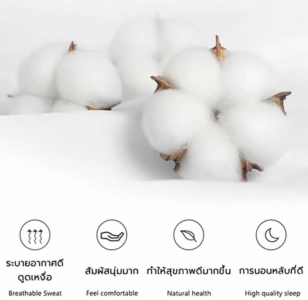 ปลอกหมอนเย็น ความรู้สึกเย็น น้ําแข็ง หมอนกันเปื้อน (48*74 ซม) ปลอกหมอนสีพื้น เย็น ระบายอากาศ กันเหงื่อ ข้างกันไรฝุ่น