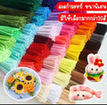 ลวดกำมะหยี่ DIY 100 ชิ้น 8 มิล ลวดกํามะหยี่ขนฟู เส้นขนฟู ลวดกำมะหยี่หนาพิเศษ คละสี สีพาสเทล สีสันสดใส เรือจากประเทศไทย วัสดุผ้ากำมะหยี่+ลวดเหล็ก ขนาดยาว 30CM กว้าง 0.8CM