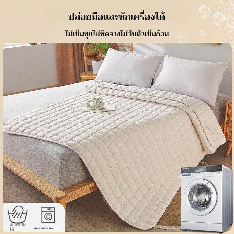 ที่นอนกันน้ำ ผ้ารองฉี่ 3.5/5/6ฟุต กันน้ำและปัสสาวะ ป้องกันไรฝุ่น กันลื่น ผ้าฝ้ายและTPU รัดมุม นอนหลับฝันดีตลอดคืน