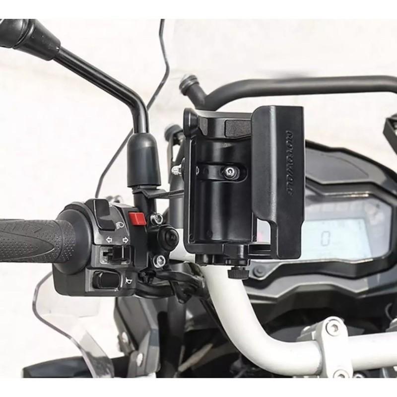 แท่นวางแก้วอลูมิเนียม MOTOWOLF | ที่วางขวดน้ำมอเตอร์ไซค์ แข็งแรง ใส่ขวดใหญ่ได้ ใช้กับแฮนด์ Bigbike