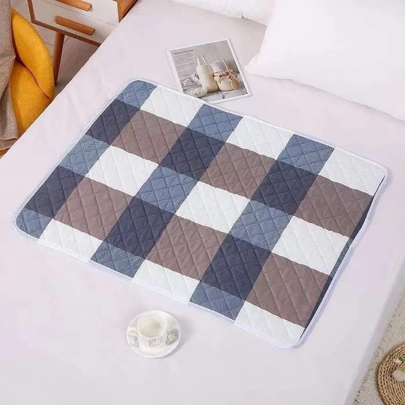 ผ้ารองฉี่ 4ชั้น รุ่นหนา 100x150cm/ 150x200cm ออกแบบป้องกันการรั่วไหล อยู่ให้แห้ง สำหรับผู้ใหญ่ ผู้สูงอายุ ผู้ป่วยติดเตียง ผู้หญิงปรำจำจำ เดือน
