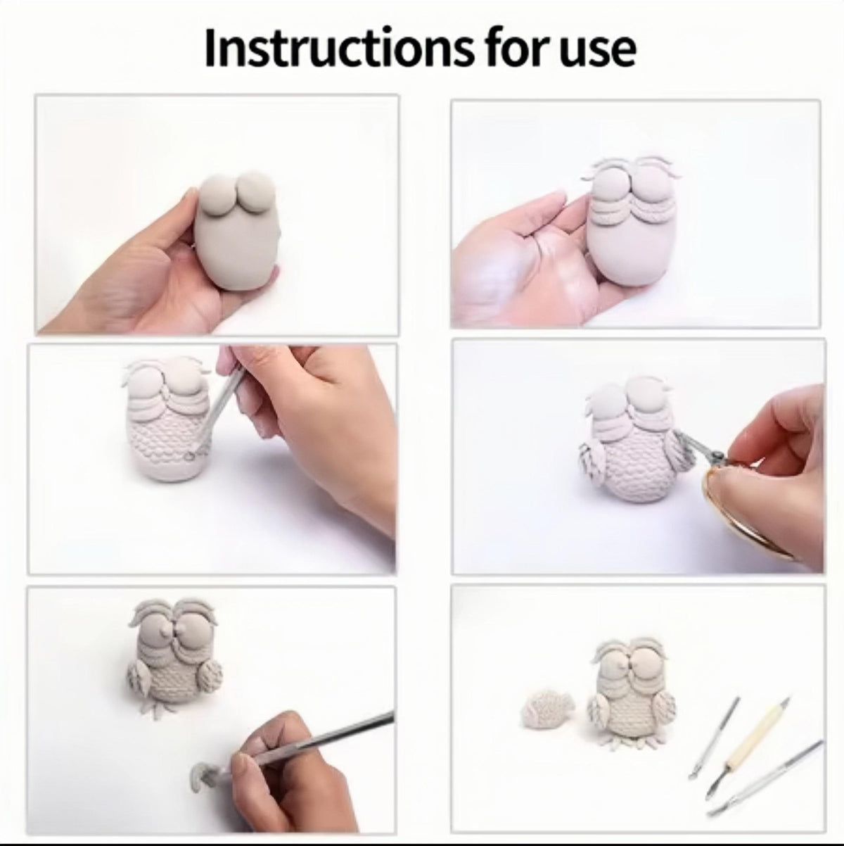 ชุดดินปั้น DIY แห้งเองแบบสูญญากาศ ไม่ต้องเผาไฟ ใช้ได้ทั้งงานเซรามิกและปั้นรูป เหมาะสำหรับผู้ใหญ่และเด็กปลอดภัย ไร้สารเคม