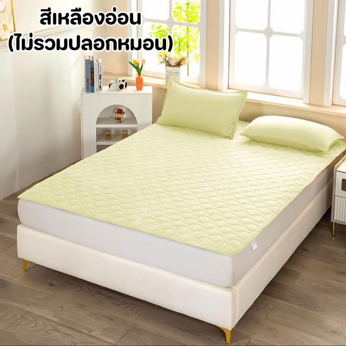 ที่นอนกันน้ำ ผ้ารองฉี่ 3.5/5/6ฟุต กันน้ำและปัสสาวะ ป้องกันไรฝุ่น กันลื่น ผ้าฝ้ายและTPU รัดมุม นอนหลับฝันดีตลอดคืน
