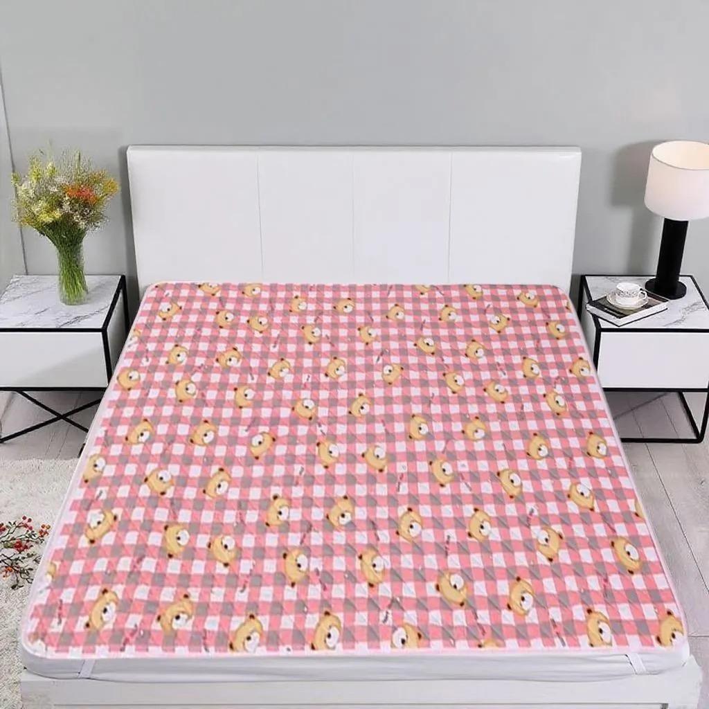 ผ้ารองฉี่ 4ชั้น รุ่นหนา 100x150cm/ 150x200cm ออกแบบป้องกันการรั่วไหล อยู่ให้แห้ง สำหรับผู้ใหญ่ ผู้สูงอายุ ผู้ป่วยติดเตียง ผู้หญิงปรำจำจำ เดือน