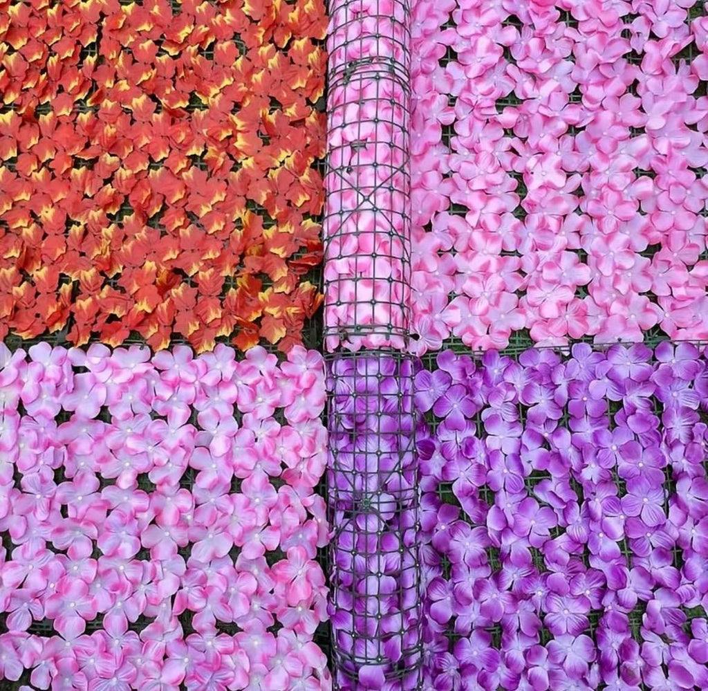 รั้วใบไม้ปลอม ดอกไม้ปลอม ต้นไม้ปลอม รั้วตกแต่งสวน รั้วแต่งสวน ถอดได้ Diy ลมแรงเป่าไม่ล้ม ใช้ได้ทั้งใน-นอกบ้าน ขนาด 100-300CM ความสูง 15 cm